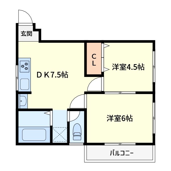 ハイツスズキ  間取り図