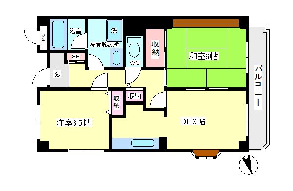 新川崎ロイヤルパレス  間取り図