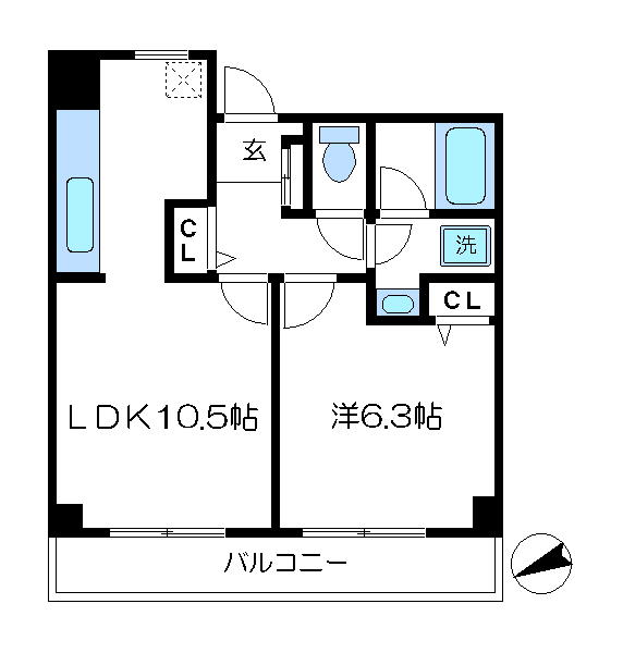 新川崎ロイヤルパレス  間取り図