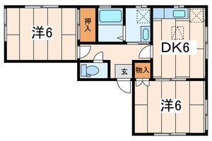 グランデュール北軽井沢 102号室 間取り