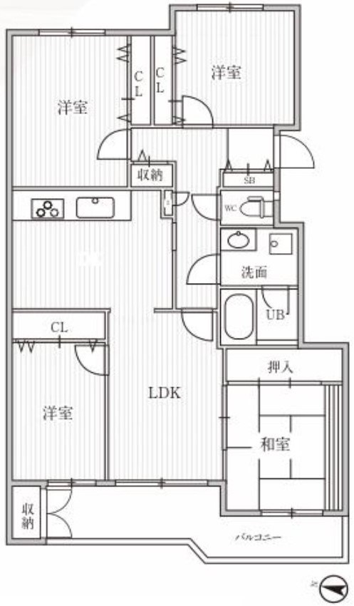 T's garden横浜反町 304号室 間取り