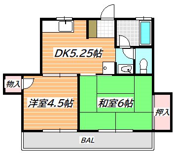 ル・アパレイエ 間取り図