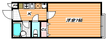 サン・ヒガシノ 間取り図