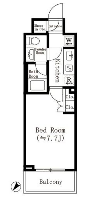 アポロヒルズ関内 間取り図