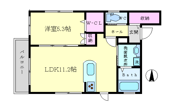 エスポワール藤崎 間取り