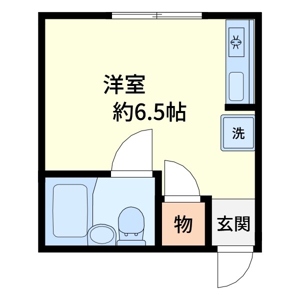 ユニオンハイツ鹿島田 間取り図