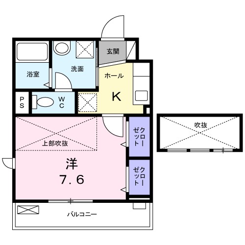 アネックスＫ 205号室 間取り