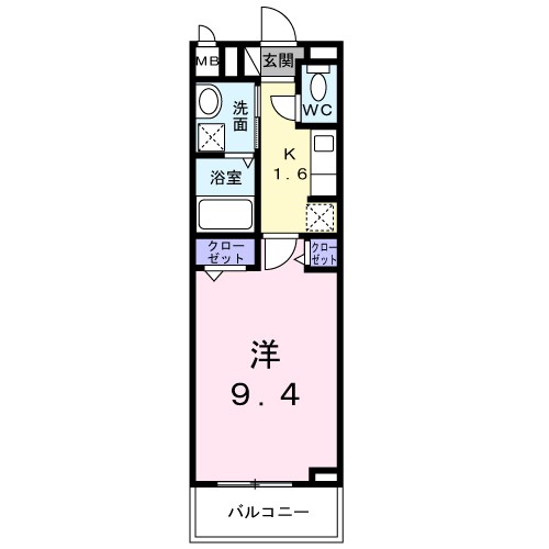 ソレイユＫ 間取り図