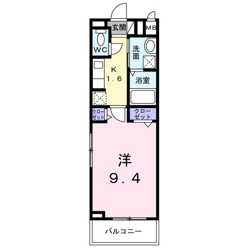 ソレイユＫ 間取り図