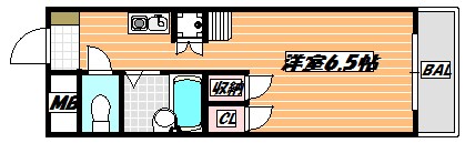 フジマンション末広 間取り図