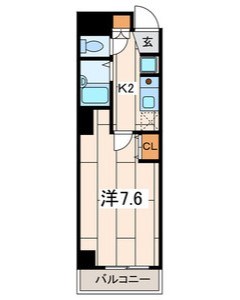 パール横浜東口壱番館 601号室 間取り