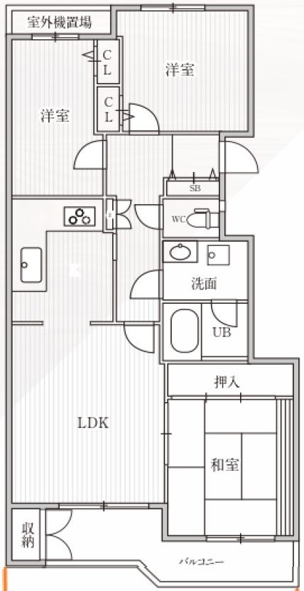 T's garden横浜反町 203号室 間取り