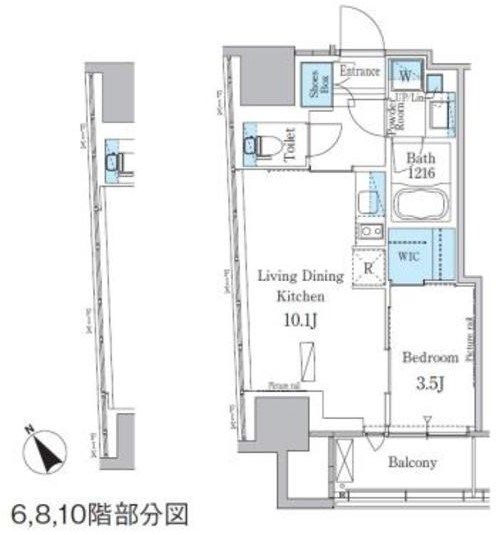 パークアクシス横濱関内ＳＱＵＡＲＥ 間取り図