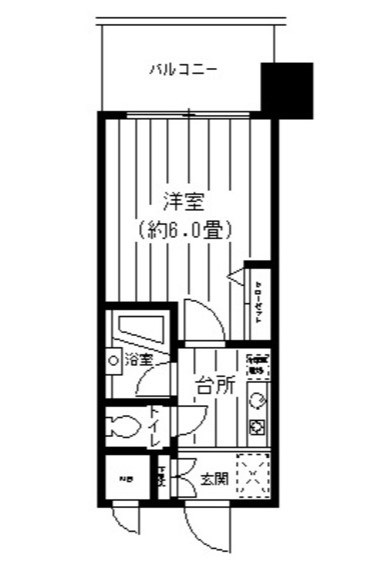 ヴィラコート横浜 704号室 間取り