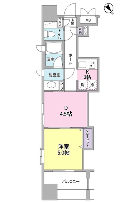 パークフラッツ横濱公園 間取り図