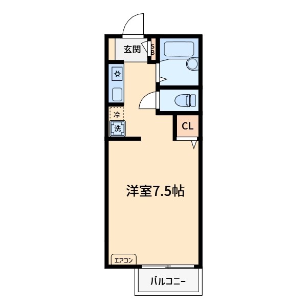 スイタハイツ 間取り図