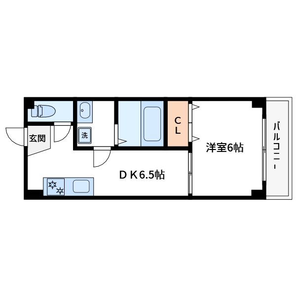 パークサイド大師 間取り図