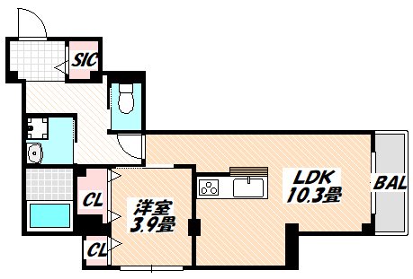 千葉県船橋市湊町１丁目 間取り