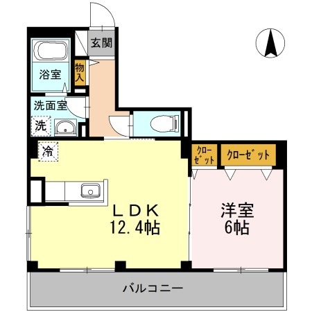 スカイヴィラージュ 405号室 間取り