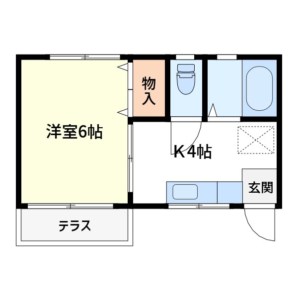 島田ハイツ 間取り図