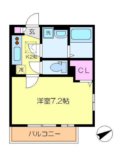 セジュールウィステリア  間取り図