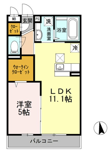 プピレ・ＨＫ 間取り図