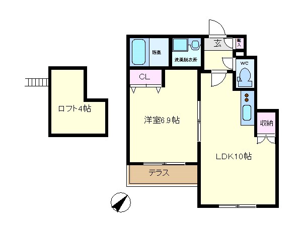 グランディーノ   間取り図