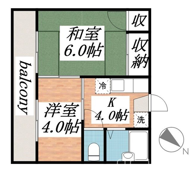 ヴァンベール伊東 間取り図