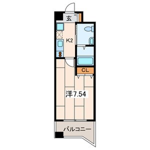 Ｖｉｃｏｌｏ横濱反町 202号室 間取り