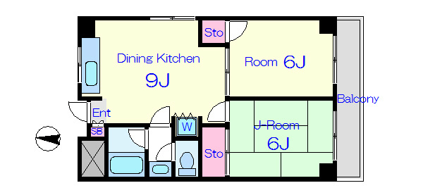 ツインパル 間取り図