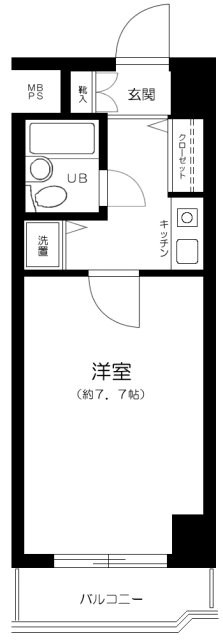 ピュアシティ子安通 310号室 間取り