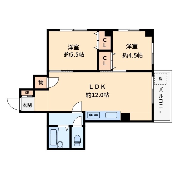 ミザールフタバ 間取り図