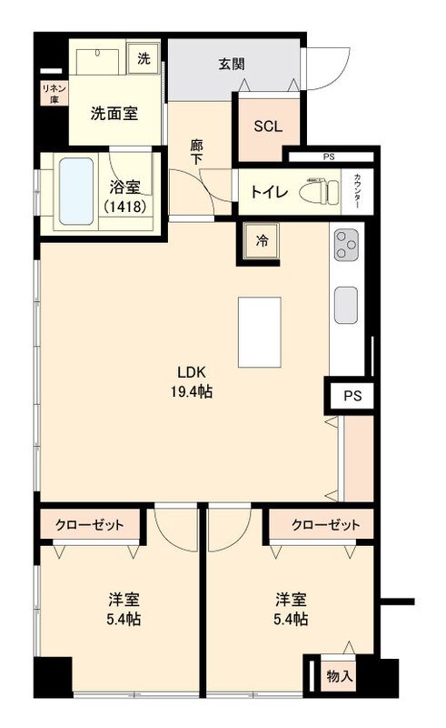 ドゥーエ妙典 間取り図