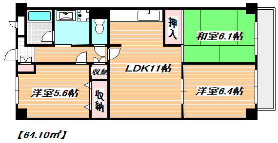 レジデンス雅鷺 間取り図