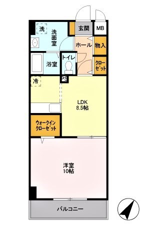 SOLARE横浜 間取り図