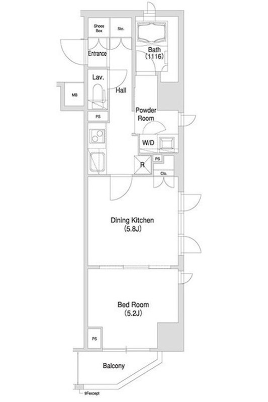 グラマシー横濱関内 間取り図