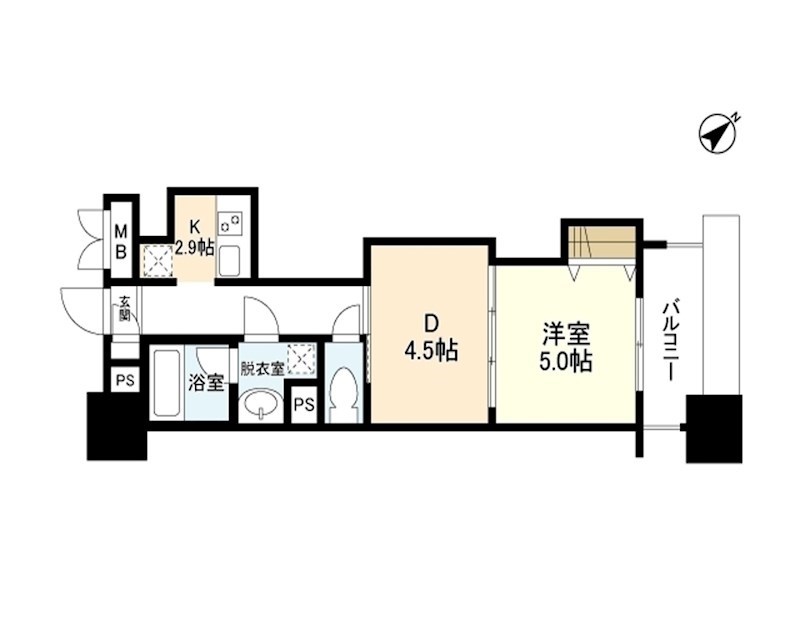 パークフラッツ横濱公園 間取り図