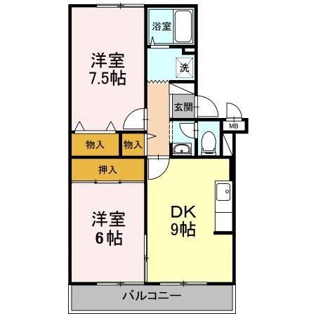 ピアエスポワール 間取り図