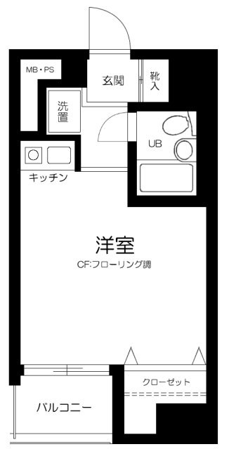 シーズ西横浜 708号室 間取り