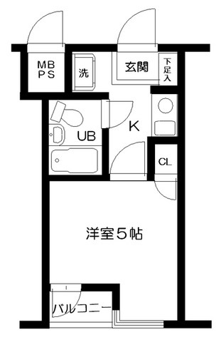 日神パレステージ阪東橋 704号室 間取り