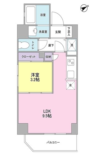 ルジェンテ・バリュ横濱反町 901号室 間取り