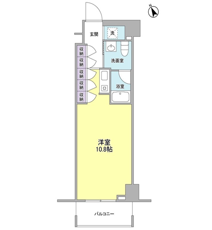 セントラル白楽 間取り図