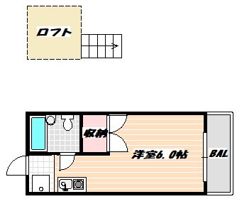 ハイツジュコー 間取り図