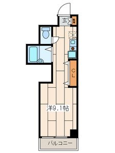 エスポアールカヤギヤ８ 203号室 間取り