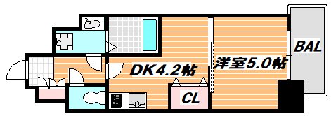 レフィールオーブ南行徳駅前 間取り図