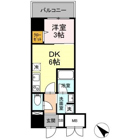 ゲートレジデンス鶴見 間取り図