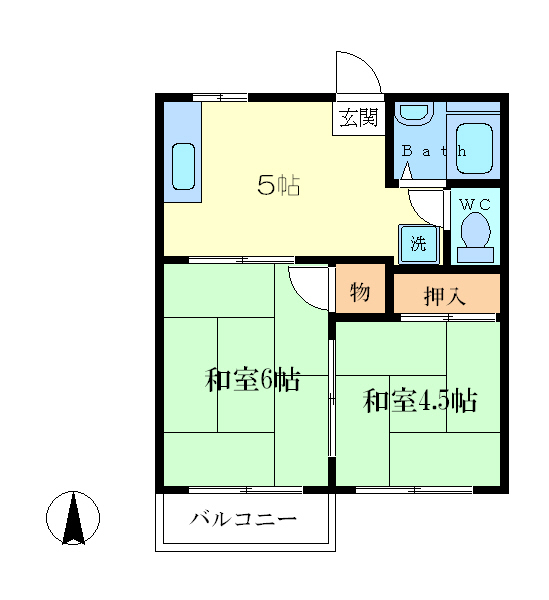 仕立屋荘 間取り