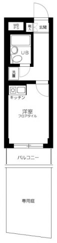 ライオンズマンション白楽第二 105号室 間取り