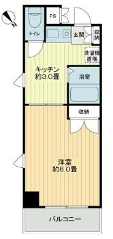 メイゾンチュトワイエみなとみらい 203号室 間取り