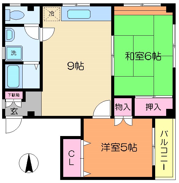 吉原第二ビル  間取り